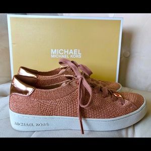 Michael Kors Skylar Metallic Sneakers